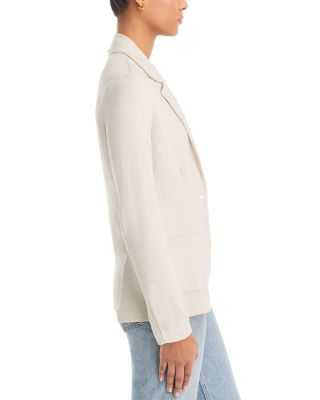 Fitted Linen Blazer