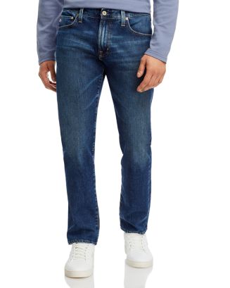 AG Tellis Slim Straight Fit Jeans in Stone Lagoon Blue | Bloomingdale's