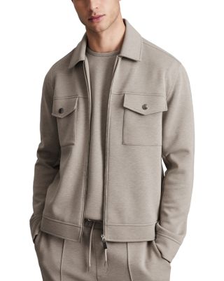 REISS - Medina Interlock Full Zip Jacket