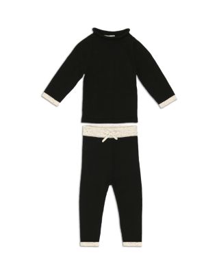 Maniere - Unisex Half Flecked Sweater & Sweatpants Set - Baby, Little Kid