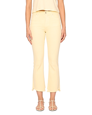DL1961 Bridget High Rise Bootcut Jeans in Pale Yellow