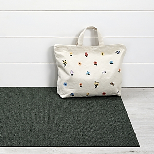 Chilewich Solid Shag Utility Mat, 24 X 36 In Cactus