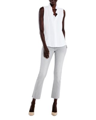 Ruffled Around Sleeveless Top