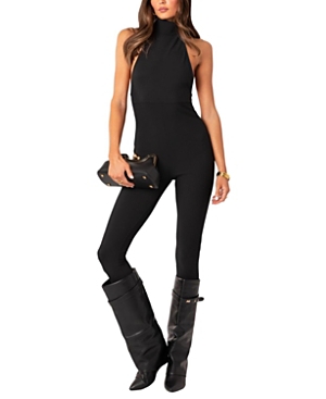 EDIKTED AERO RIBBED OPEN BACK JUMPSUIT
