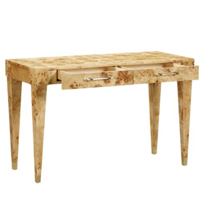 Brandyss Burl Work Desk in White