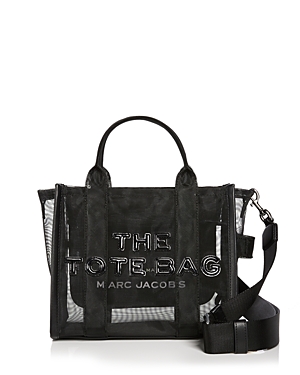 Marc Jacobs The Mesh Small Tote Bag In Blackout/nickel