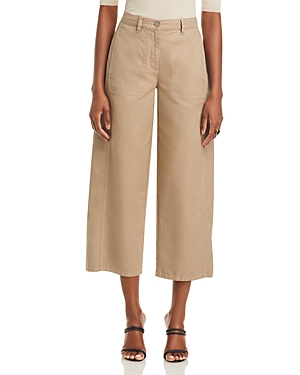 EILEEN FISHER WIDE LEG ANKLE PANTS