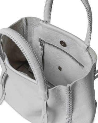 Grained Leather Mini Tote