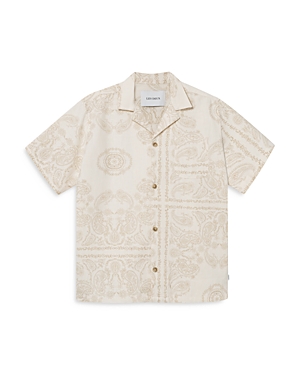 Lesley Paisley Regular Fit Button Down Camp Shirt