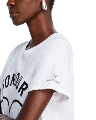 Cotton Bonjour Smiling Heart Tee