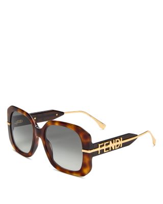 Fendi Fendigraphy Square Sunglasses, 55mm