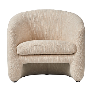 Shop Bloomingdale's Marah Chair In Cloud Boucle Cream