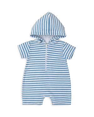 Kissy Kissy Boys' Hooded Terry Romper - Baby