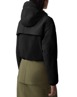 Black Label Sinclair Hooded Cropped Jacket