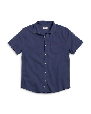 Cotton Stretch Selvage Standard Fit Button Down Shirt 