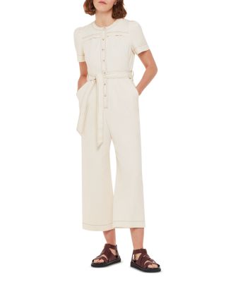 Whistles - Alana Cotton Denim Jumpsuit