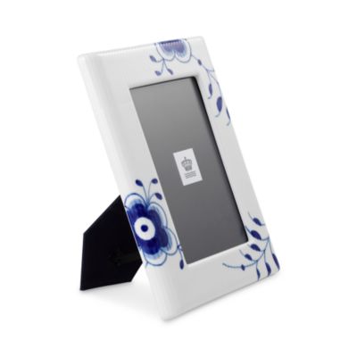 Blue Fluted Mega Picture Frame, 4" x 6"