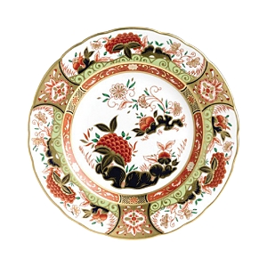 Shop Royal Crown Derby Imari Accent Plate Golden Peony In Multi