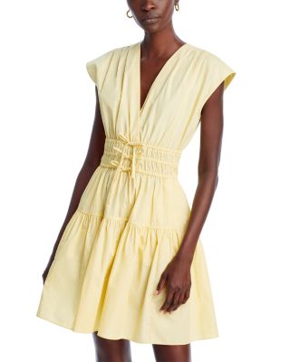 Derek Lam 10 Crosby - Tora Cotton V Neck Dress