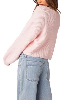 Sabrina Chunky Knit Cropped Cardigan