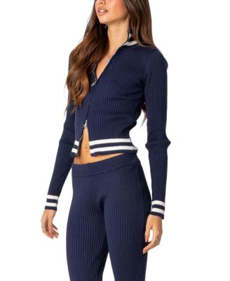 Pluto Ribbed Cardigan