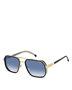 Shop Carrera Square Sunglasses, 58mm In Black/blue Gradient
