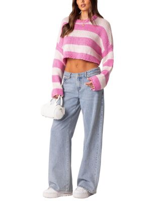 Ozzy Cropped Knitted Sweater