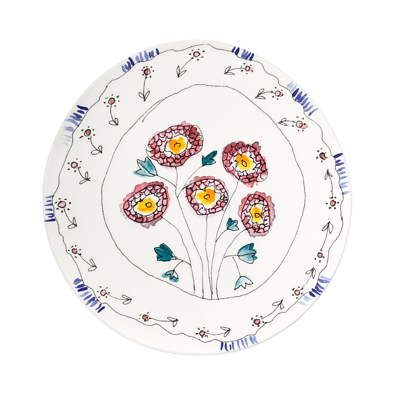 Serax Marni Anemone Milk Serving Platter In Multi