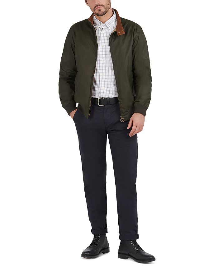 Barbour Lightweight Royston Waxed Jacket In Olive Green ModeSens