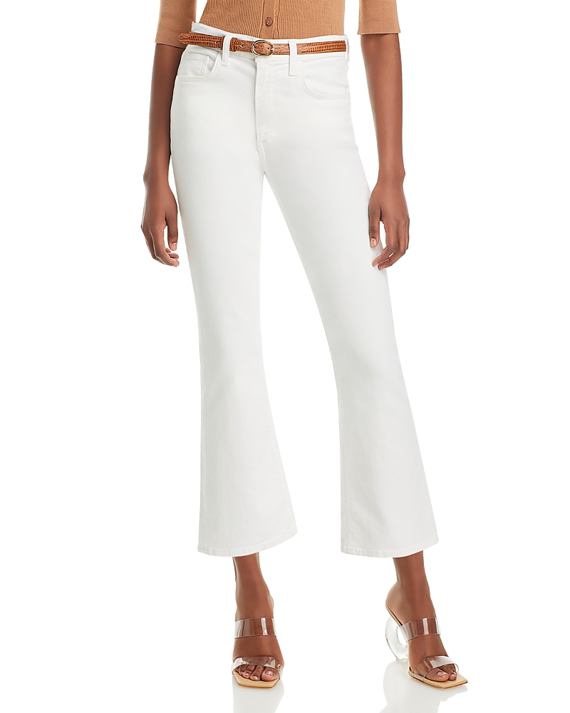 Joe's Jeans Joeâs Jeans The Patch Pocket White Ankle Bootcut Jean In White