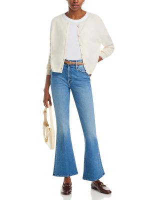 The Weekender Mid Rise Flared Jeans in Layover