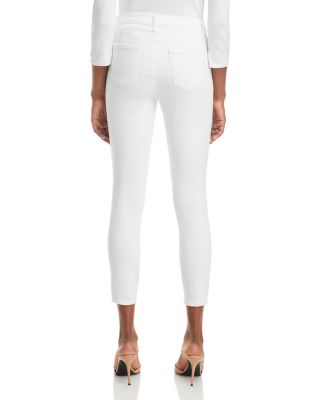 Margot Cropped Jeans in Blanc