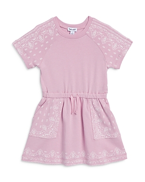 Shop Splendid Girls' Bandana Print Dress - Little Kid, Big Kid In Peony