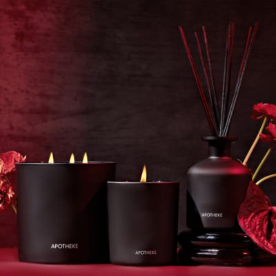 Charcoal Rouge Scented 3-Wick Candle, 26 oz.