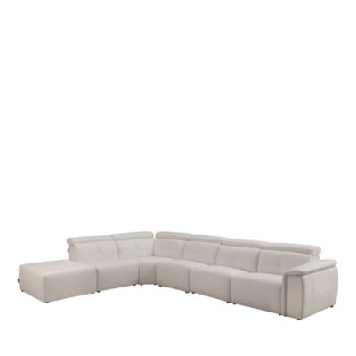 Nuvola 6-Piece Power Reclining Leather Sectional