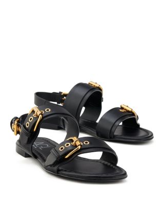 Women's Summer Nero Buckled Strappy Slingback Sandals