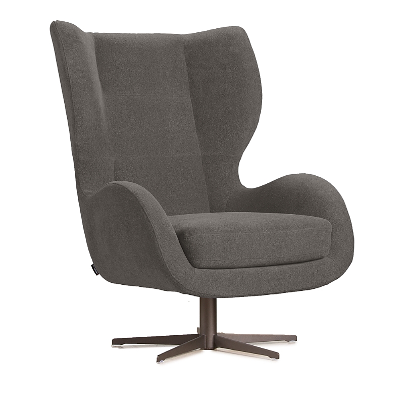 Giuseppe Nicoletti Capitano Swivel Chair In Capriccio Ecru