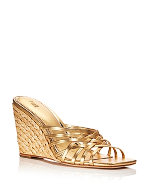 Shop Paige Women's Skyler Wedge Sandals In Gold