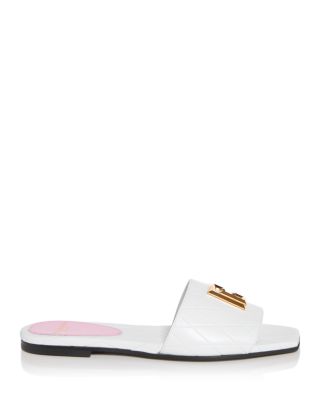 【関税＆送料込み】Balmain Dafne Slipper-Mule Balmain Women's Dafne Slide Sandals | Bloomingdale's
