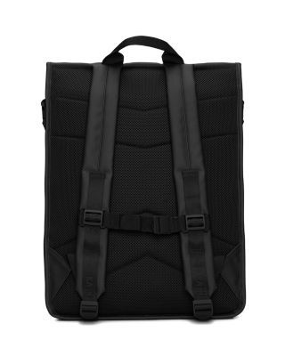 Trail Faux Leather Roll Top Backpack