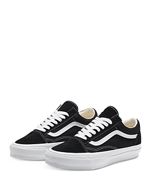 Vans Women's Old Skool Low Top Sneakers In Lx Black/white