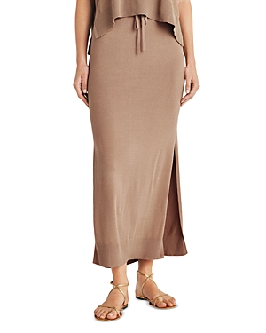 Shop Splendid Veronica Midi Sweater Skirt In Macchiato