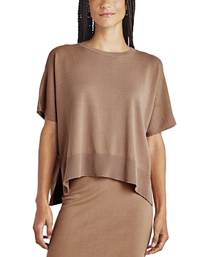 Shop Splendid Veronica Relaxed Fit Tunic Sweater In Macchiato