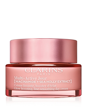 Shop Clarins Multi-active Day Moisturizer For Lines, Pores, Glow With Niacinamide 1.7 Oz.
