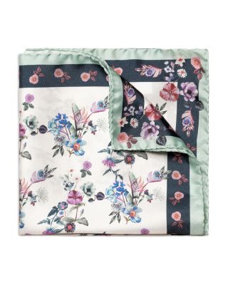 Eton - Floral Silk Pocket Square