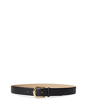 Shop B-low The Belt Kennedy Leather Belt In Black/gold