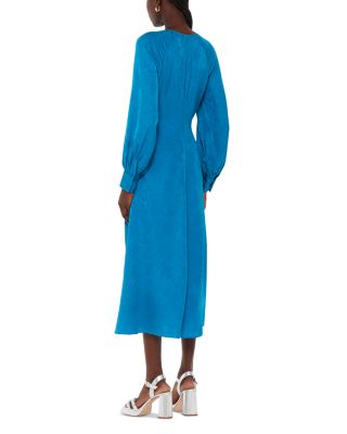 Serpent Jacquard Midi Dress