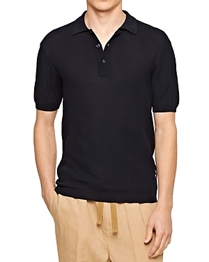 Shop Orlebar Brown Maranon Mercerized Cotton Polo Shirt In Night Iris