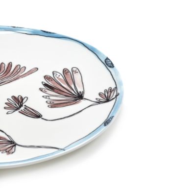Marni Camelia Aubergine Salad Plate