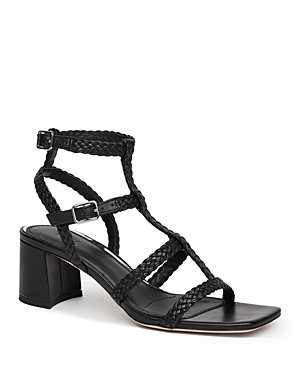 Shop Paige Women's Eliza Block Heel Sandals In Black